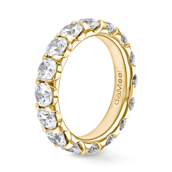 Prong- Set Prestige Diamond Eternity Ring 3.5 MM / 3 CARATS